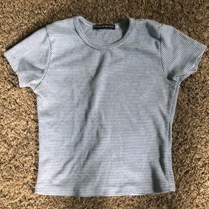 Brandy Melville striped crop top